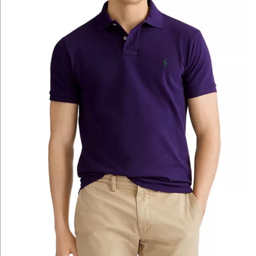 Dark Purple Polo Lg